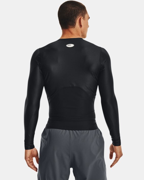Men's UA Iso-Chill Compression Long Sleeve in Black image number 1
